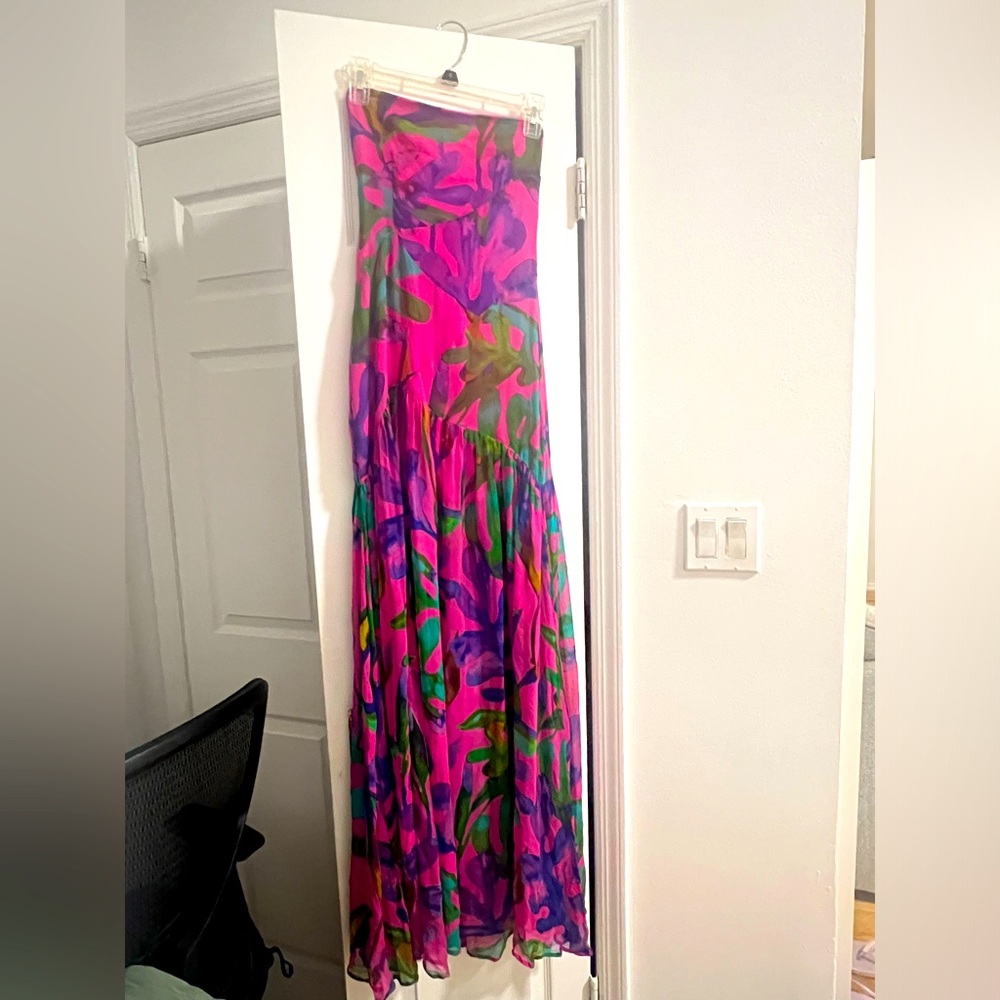 Retrofete Nicole Silk Chiffon Dress size  XS